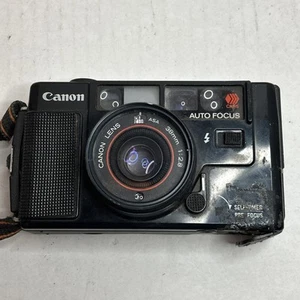 Vintage Canon AF35M II 35mm Point & Shoot Film Camera (As Is For Parts Only) - Bild 1 von 9