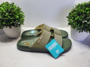 Reef Oasis Double Up Sandalen Herren Gr. 12 Stein/Grün 🌴 Zuckerrohr Eva NEU - Bild 1 von 8