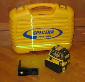 Línea láser de haz cruzado verde Spectra Precision Trimble LT52G + nivel de punto - Imagen 1 de 6