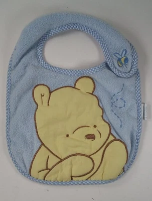 Disney Winnie the Pooh Blue Bib Hamco 1998 - Image 1 of 4
