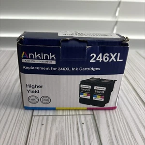 Cartuccia di inchiostro Ankink 246XL per Canon 246 CL-246 CL246 XL 246XL CL-244 244XL - Foto 1 di 5