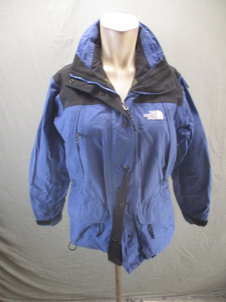 The North Face Size S Womens Blue 100% Nylon Full Zip Snap Pocket Ski Jacket 128 - Image 1 of 4