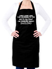 In My Head I'm Sailing Unisex Apron - Sail - Sailor - Boat - Boating - Laser