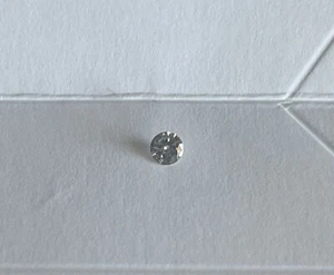 Loose Natural Round Brilliant Cut Diamond 1pc=0.11 Carat - Picture 1 of 4