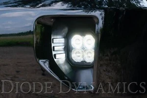 SS3 LED Fog Light for 2016-2018 Chevrolet Silverado Pro White w/Amber Backlight - Picture 1 of 13