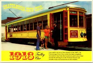 Postcard Chattanooga Choo Choo Tennessee 1918 Trolley Car 6x4 - Picture 1 of 2