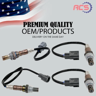 4PCS Upstream & Downstream Oxygen O2 Sensor OEM For Toyota Tacoma 4Runner Lexus - Image 1 of 4