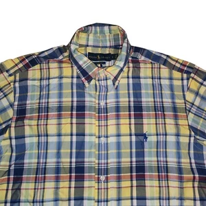 Ralph Lauren Hemd Herren Große L Classic Fit Button Down Kragen Kariert Mehrfarbig - Bild 1 von 24
