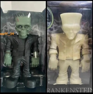 Frankenstein Statue Black Luminous Plate Articular Mobility 46cm Model Boxed New - Picture 1 of 15