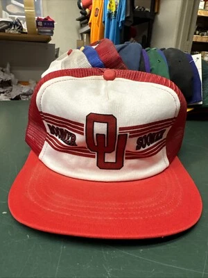 Sombrero SnapBack vintage años 80 90 California Headwear OU Oklahoma Sooners Boomer Foto 1 de 4
