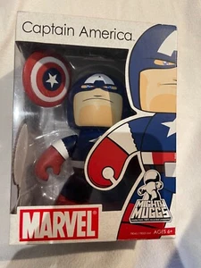 Marvel Mighty Muggs Captain America Marvel Collectible Figurine New In Box - Picture 1 of 4