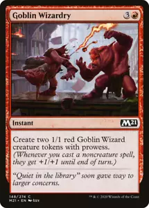 GOBLIN WIZARDRY x4 mtg NM-M M21 Magic Core Set 2021 4 comuni - Foto 1 di 1