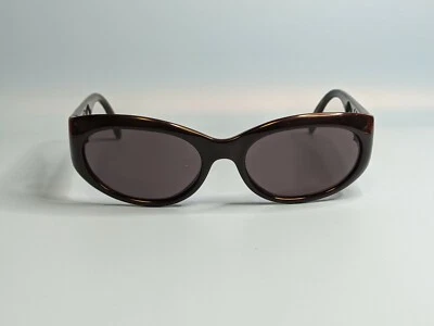 VINTAGE GUY LAROCHE BARBARA BLACK ACETATE SUNGLASSES HANDMADE IN FRANCE #438 - Image 1 of 4