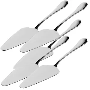 5x Tortenheber Tortenschaufel 23cm lang Edelstahl silber rostfrei mit Messer - Bild 1 von 4