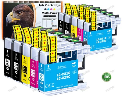 Druckerpatronen kompatibel BROTHER LC-223 XL MFC-J480DW J4420DW J4620DW J5320DW - Bild 1 von 4