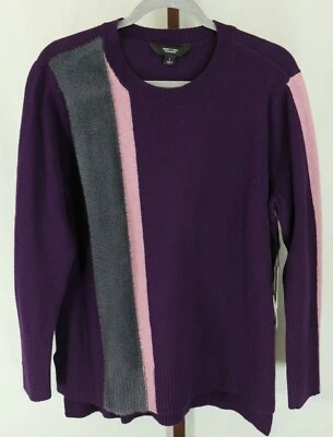 Suéter Pullover Simply Vera Mujer Damas Multicolor Bloque Manga Larga Talla L NUEVO Foto 1 de 4