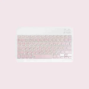 Russian Language Ultra-Thin Bluetooth Keyboard Rechargeable Silent Multi-Device - Picture 1 of 16