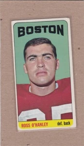 Topps Football Ross O'hanley 1965 #16 Patriots en muy buena condición *A37269 - Imagen 1 de 1