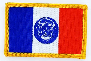NEW YORK STADT FLAGGE AUFNÄHER AUFNÄHER ABZEICHEN AUFBÜGELN NEU BESTICKT - Bild 1 von 1