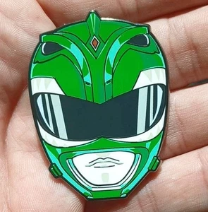 Mighty Morphin Power Rangers Green Ranger Custom ENAMEL PIN 1990s TV Show - Picture 1 of 3