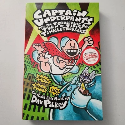 Captain Underpants and the Terrifying Return of Tippy Tinkletrousers - VERY GOOD - Image 1 of 2