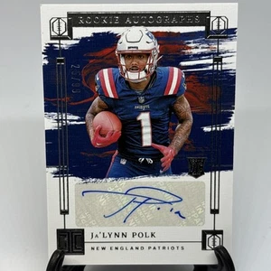 2024 Impeccable Color Match Rookie Ja'Lynn Polk Autograph Patriots 25/99 Auto RC - Bild 1 von 13
