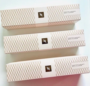 Cialde Caffè 3 Maniche Nespresso Smerigliate Noci Caramello Linea VERTUO 2023 RARE - Foto 1 di 5