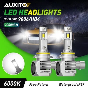 Faro LED CANBUS 9006 bombillas súper brillantes blanco 20000LM haz alto/bajo HB4 EAC - Imagen 1 de 12