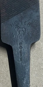 Heller Nucut Half Round 14.5” Patent File With Horse Logo - Picture 1 of 7