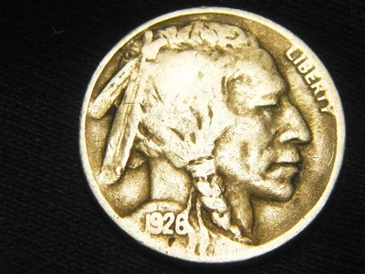 Изящный оригинальный 1926-D BUFFALO NICKEL 5¢ Доставка 99¢! #4789 - Изображение 1 из 2