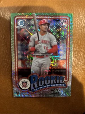 Noelvi Marte 2024 Bowman Chrome Rookie of the Year  Mojo Refractor ROY4 Z100 - Image 1 of 2