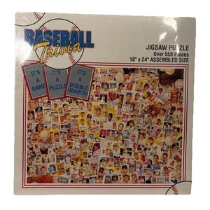 Vintage Baseball Quiz Neu 550 Stck. Puzzle Fragen Antworten Karte der Spieler - Bild 1 von 8