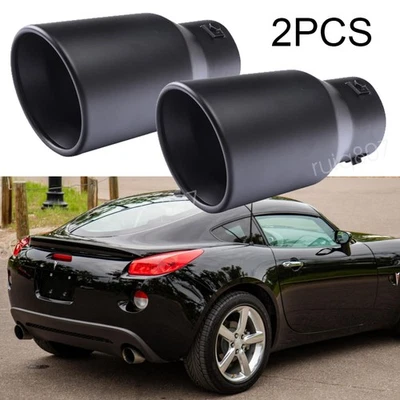 2PCS StainlessSteel Car ExhaustPipe Tip Rear Tail Muffler For Pontiac Solstice - Image 1 of 4