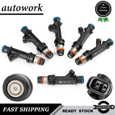 Inyectores de combustible 6 piezas para Chevrolet Trailblazer 4,2 L GMC Envoy 4,2 L 2002 2003 2004 Foto 1 de 4