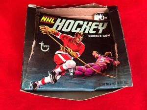 RARE 1970 Topps O-Pee-Chee Hockey empty box - complete