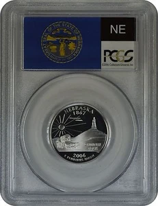Cuarto de cuarto de la estadidad de Nebraska 2006-S PCGS PR70DCAM - Imagen 1 de 1