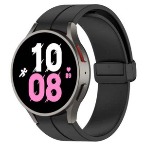 Armband für Galaxy Watch FE/7/6/6 Classic/5/5 Pro/4/4 Classic Bizon Bänd Schwarz - Zdjęcie 1 z 6
