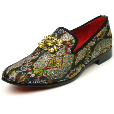 FI-7385-5 Multi Color Parsley Slip on Loafer Fiesso by Aurelio Garcia - Image 1 of 4