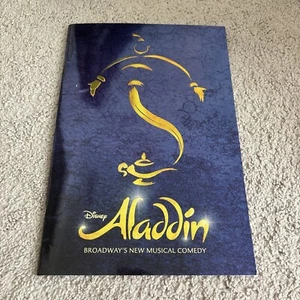 DISNEY "ALADDIN" ORIGINAL 2014 BROADWAY LARGE SOUVENIR THEATRE PROGRAM BRAND NEW - Picture 1 of 5