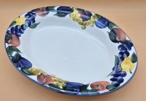 Große Obst Salat Servier Schüssel groß 17 3/4" handbemalt Made in Italy - Bild 1 von 7