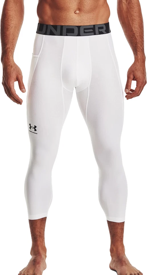 Under Armour Men's HeatGear 3/4 Compression Leggings - 1361588 - FREE SHIPPING - Image 1 of 1