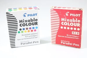 Vintage PILOT Mixable Colours for Parallel Pen, 2 Different Choices - Picture 1 of 3