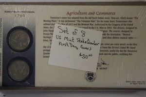Set Of 8 US Mint State Quarters First Day Covers (X5553) - Picture 1 of 9