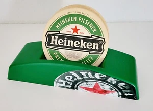 Vintage HEINEKEN Untersetzer Caddy Halter Made in Holland mit Untersetzern - Bild 1 von 11