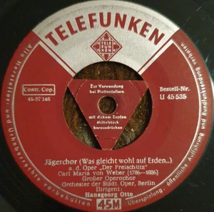 Large Opernchor, Orchestra Der Städt. Opera, Berlin - Vinyl Single #G2048556 - Picture 1 of 1