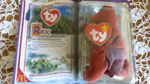 Ty REX one of the Dinosaur trio DOB Aug 1, 1994 Typo Oak Brook Unopened - Picture 1 of 4