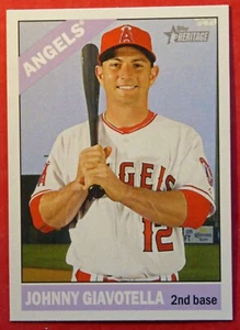 2015 Topps Heritage Johnny Giavotella #624 (Angels) NM+ - Picture 1 of 1