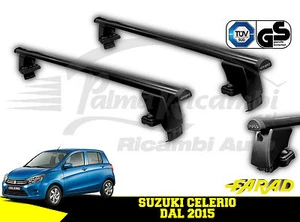 IRON120+BS45 Barras Portatodo Farad En Hierro Negro Suzuki Celerio Desde 2015 - Imagen 1 de 1