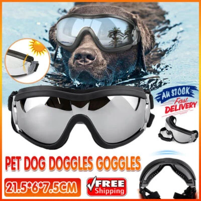 Fashion Pet Dog Doggles Goggles UV Sunglasses Sun Glasses Eye Wear Protection AU - image 1 of 4