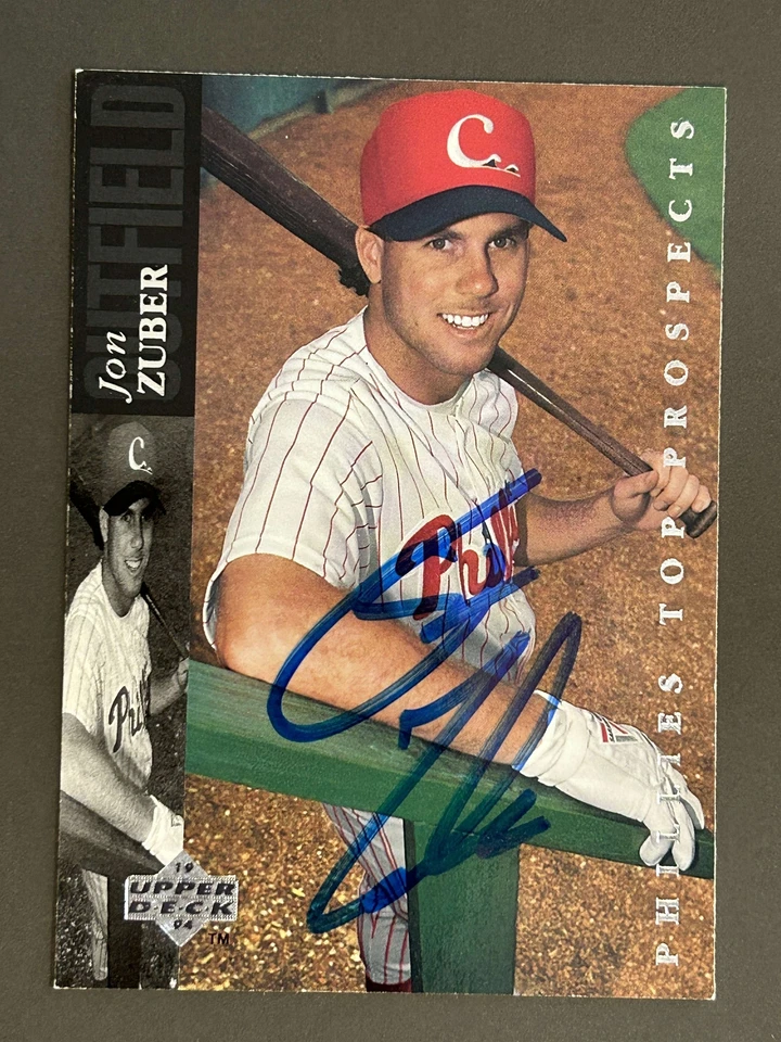 Jon Zuber Autograph Signed 1994 Upper Deck Minors Phillies - Image 1 of 1